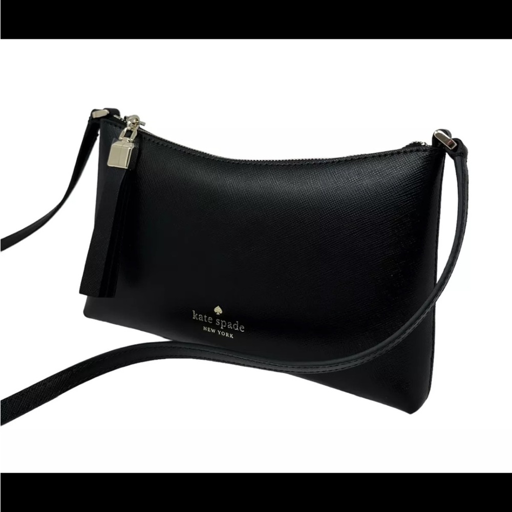 NWOT Kate spade Sadie Small Crossbody black purse - Picture 2 of 7